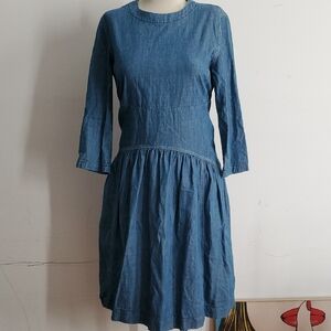 Mkrm Denim Blue Women's Dress